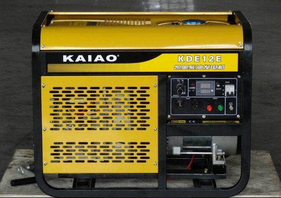 3000 دورة في الدقيقة اسطوانة مزدوجة 10KW مولدات الديزل، فتح نوع مولد ديزل