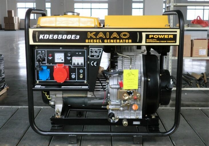 5.5kva فتح الإطار مولدات الديزل، 3 المرحلة المحمولة مولدات الديزل