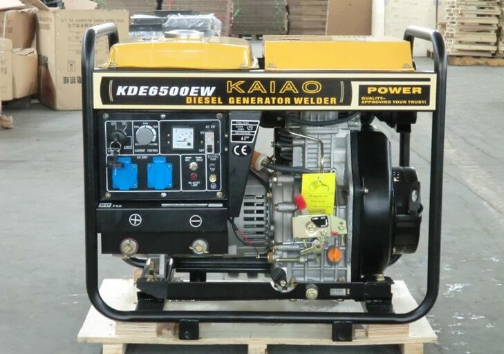 2.2kva 3600rmp مولد ديزل لحام، محرك مولد لحام آلة KDE6500EW