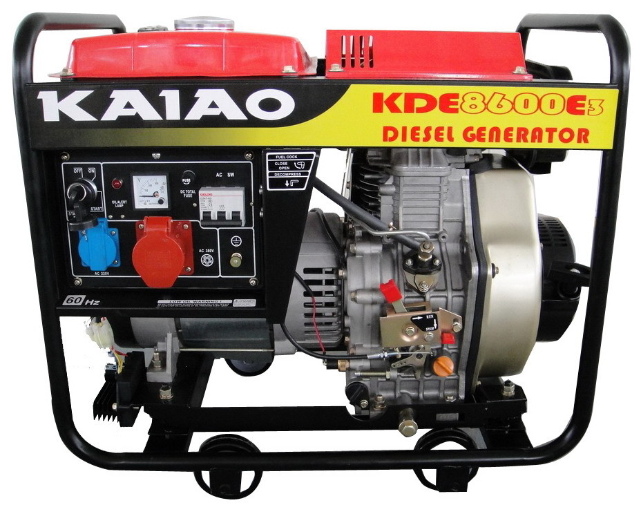 مولدات الديزل الصغيرة من طراز سي اي 3 فاز 6.5kw مولد الديزل 8600E3 للمنزل