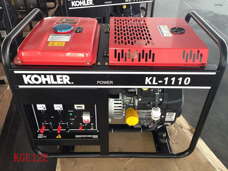 مولد طاقة بنزين مفتوح الإطار 10 كيلوواط في حالة الاستعداد مع 2 أسطوانة ، 995 * 630 * 790mm